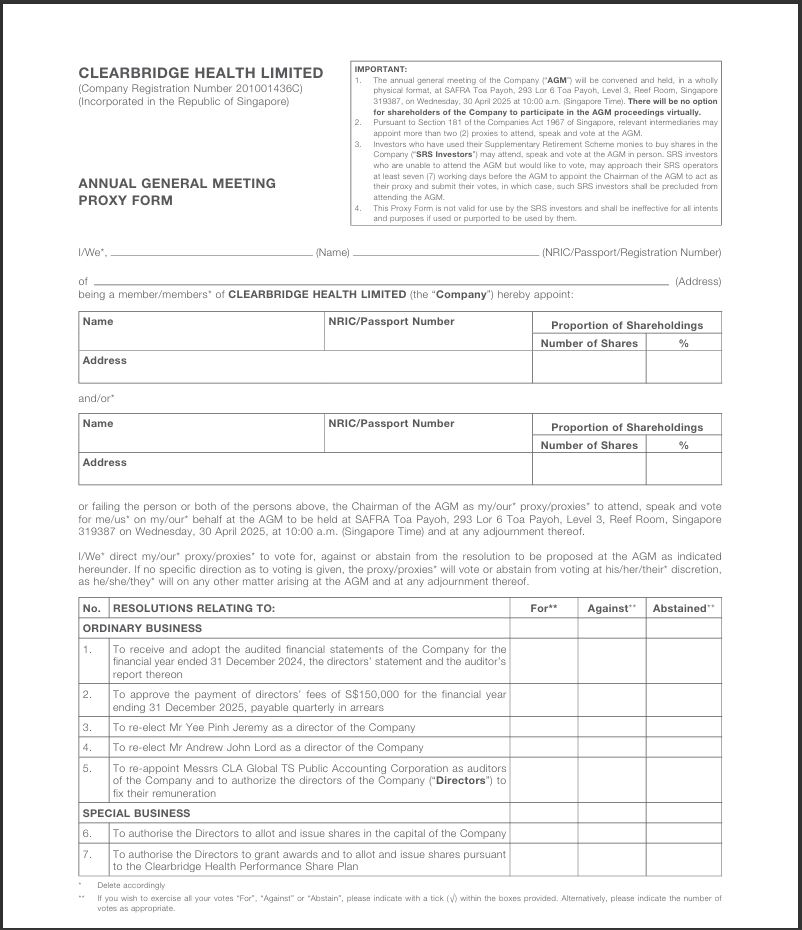 AGM Proxy Form Apr 25